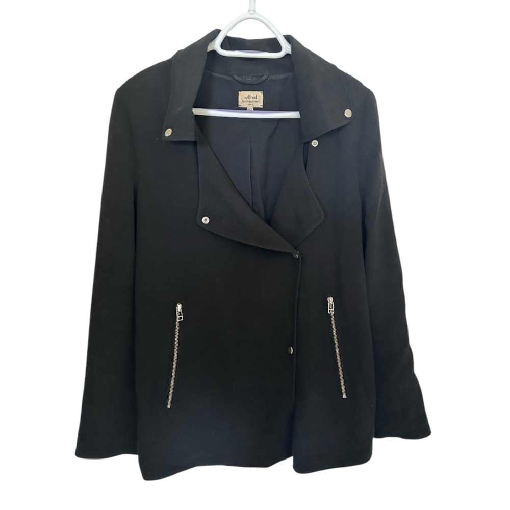 Wilfred Black Button Polyester Jacket